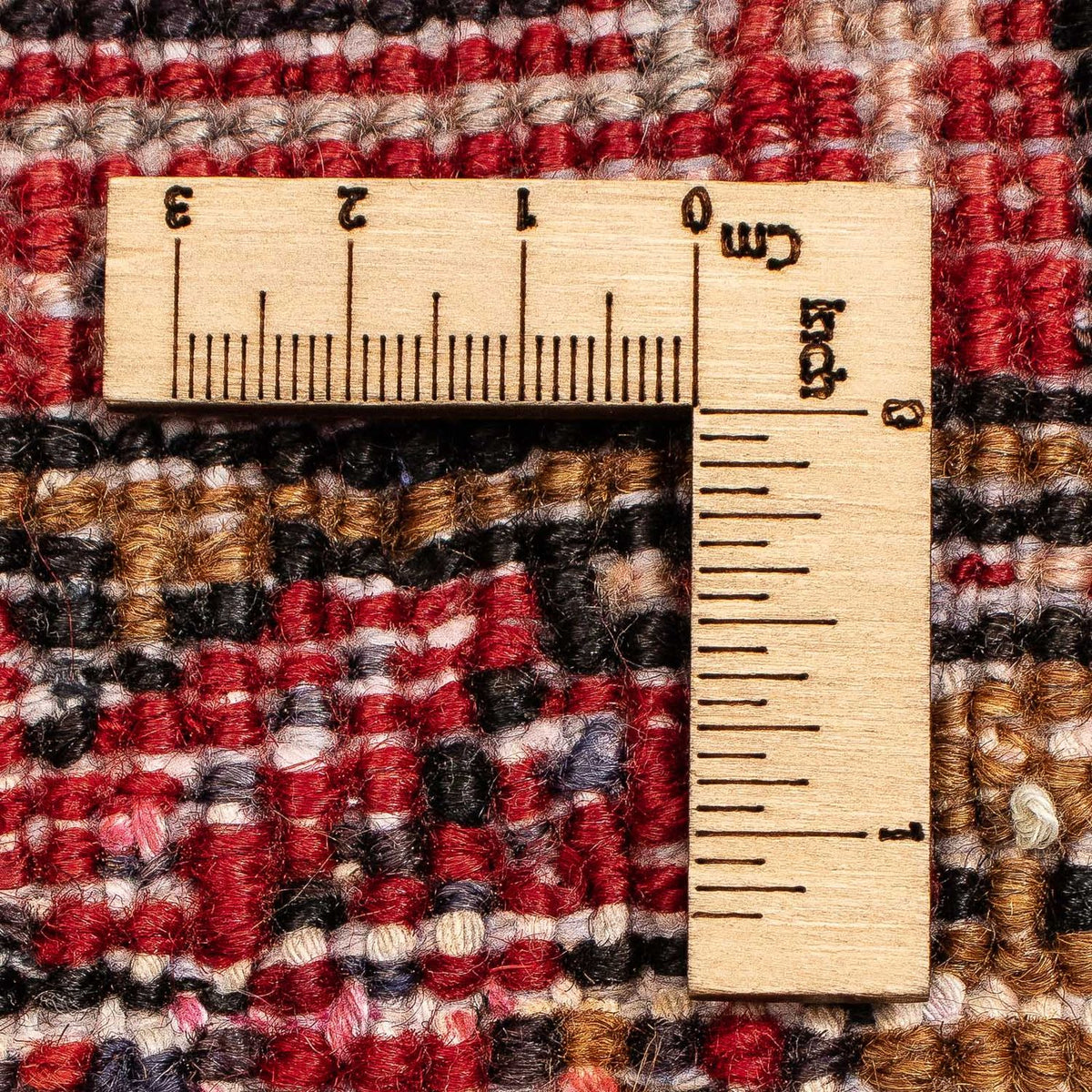 Alfombra persa - Nómada - 387 x 307 cm - rojo oscuro