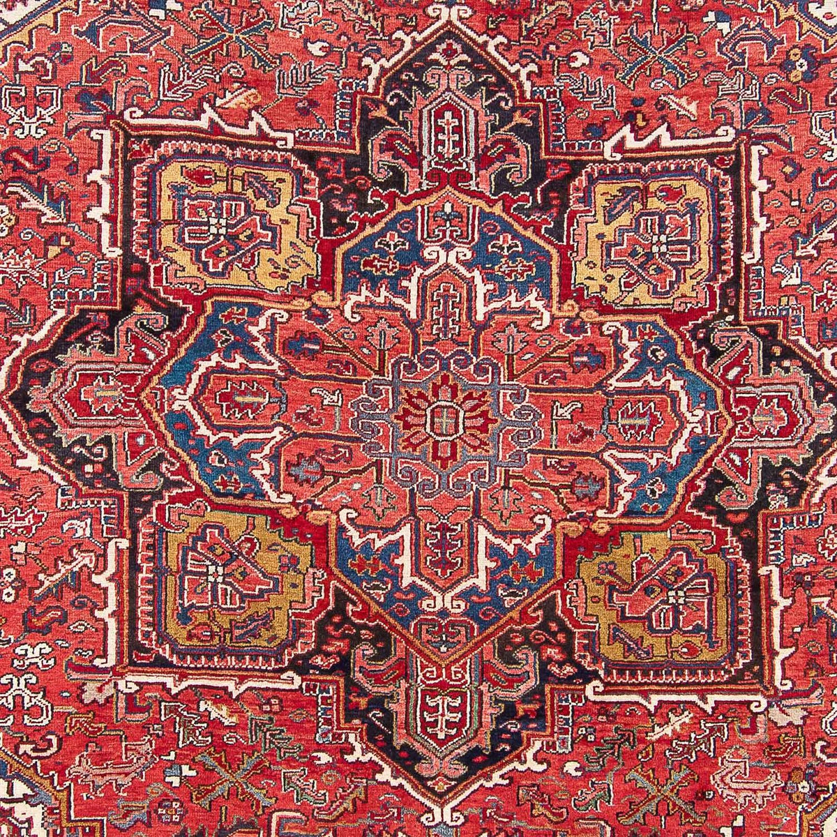 Alfombra persa - Nómada - 335 x 243 cm - rojo claro