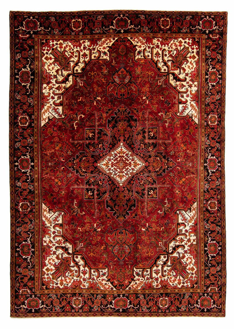 Alfombra persa - Nómada - 400 x 300 cm - rojo oscuro