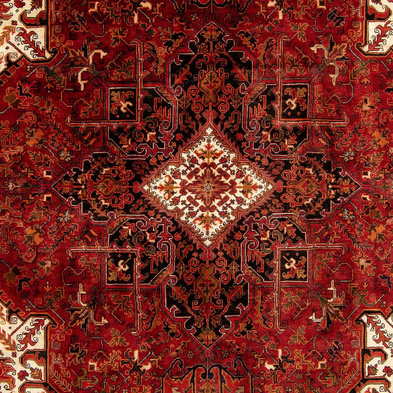 Alfombra persa - Nómada - 400 x 300 cm - rojo oscuro