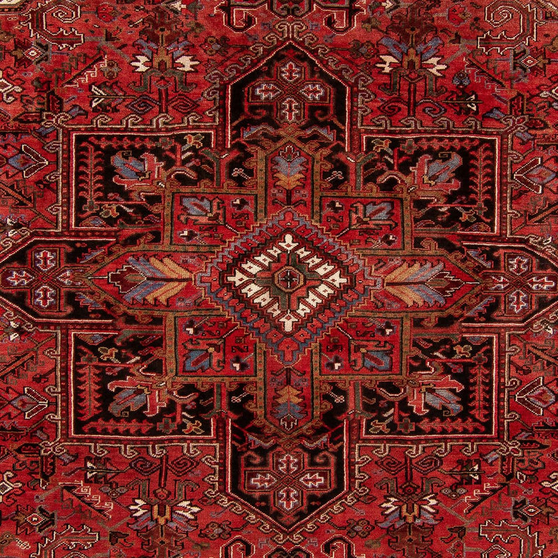 Alfombra persa - Nómada - 386 x 305 cm - rojo oscuro