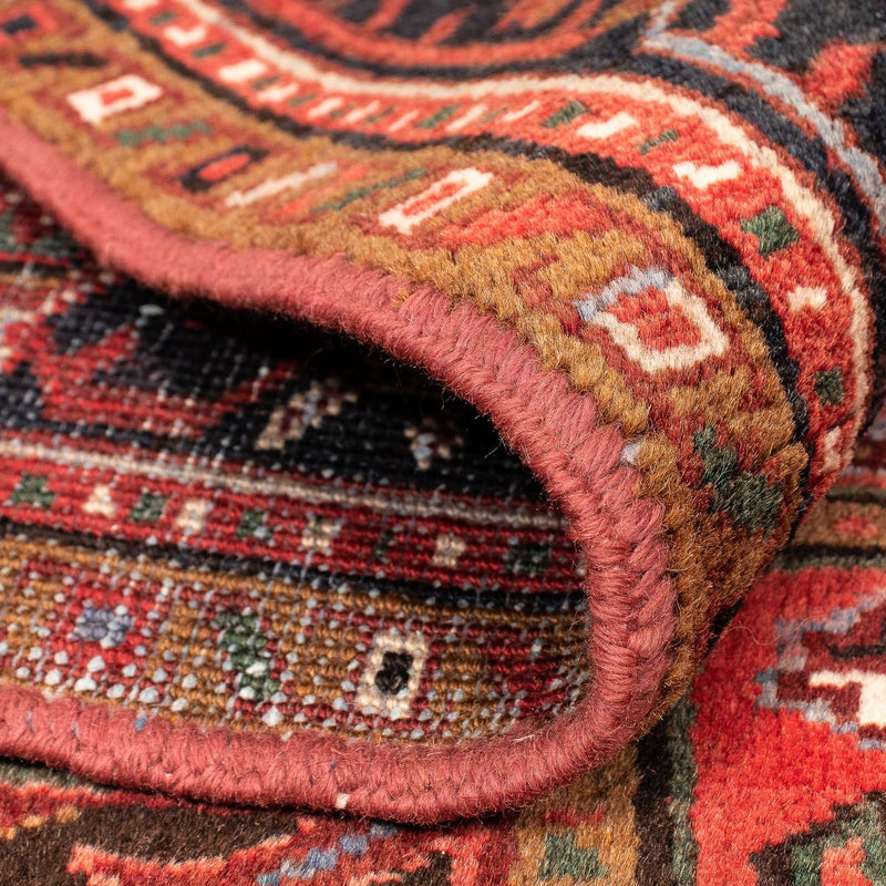 Alfombra persa - Nómada - 386 x 305 cm - rojo oscuro