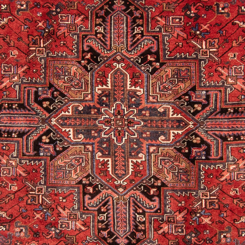 Alfombra persa - Nómada - 328 x 257 cm - rojo oscuro