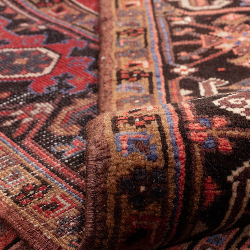 Alfombra persa - Nómada - 328 x 257 cm - rojo oscuro