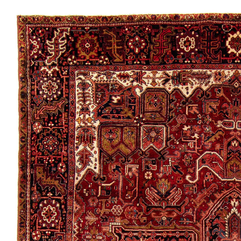 Alfombra persa - Nómada - 368 x 272 cm - rojo oscuro