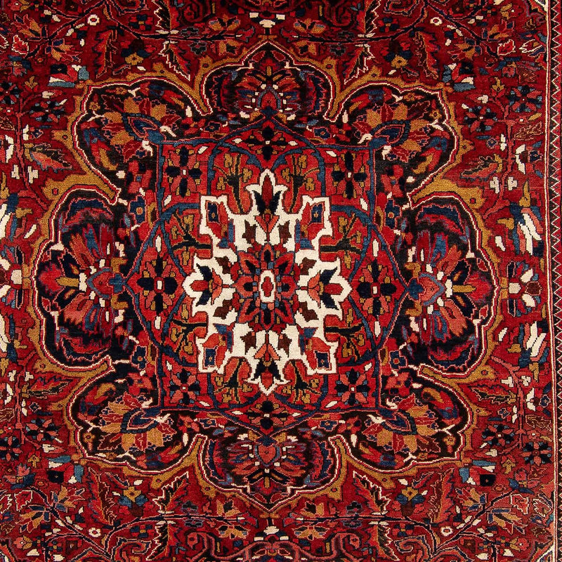 Alfombra persa - Nómada - 405 x 296 cm - rojo oscuro