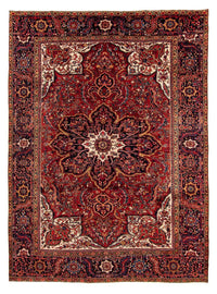 Alfombra persa - Nómada - 373 x 268 cm - rojo oscuro
