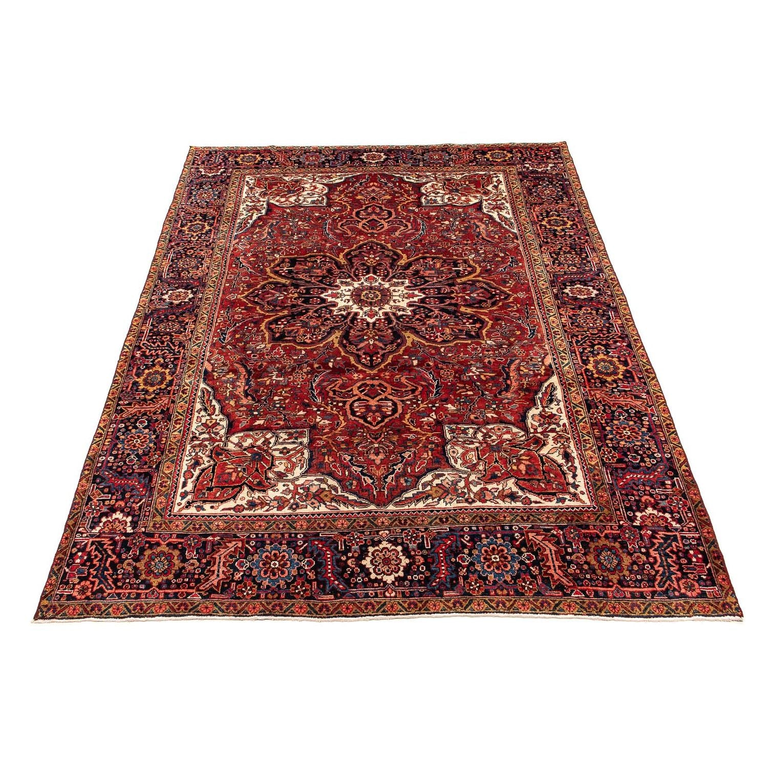 Alfombra persa - Nómada - 373 x 268 cm - rojo oscuro