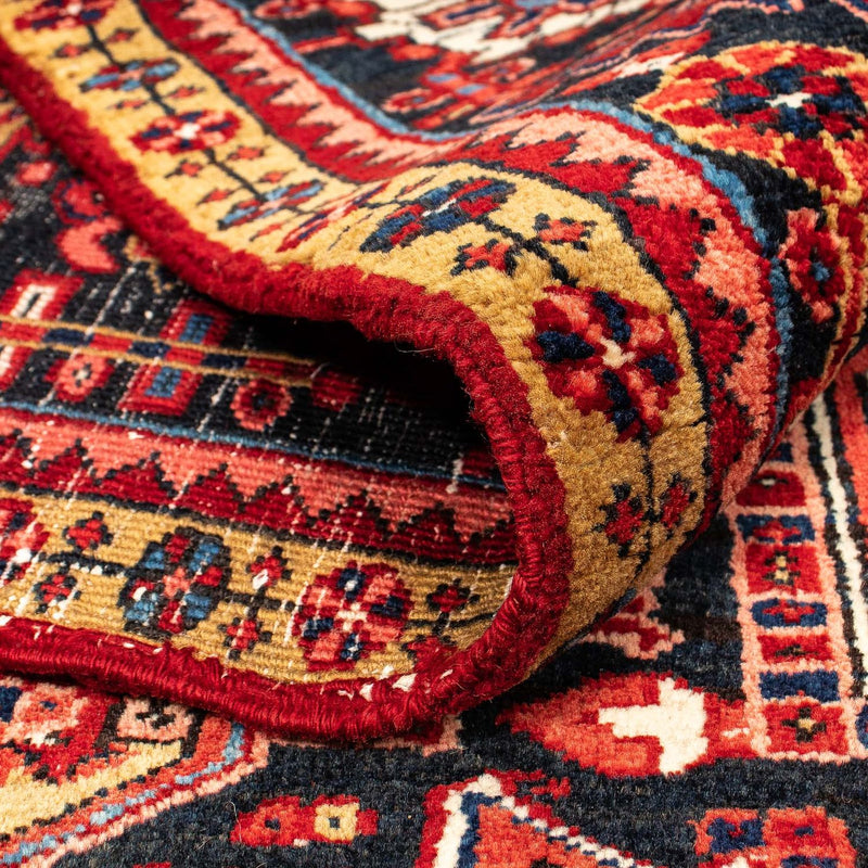 Alfombra persa - Nómada - 393 x 304 cm - rojo oscuro