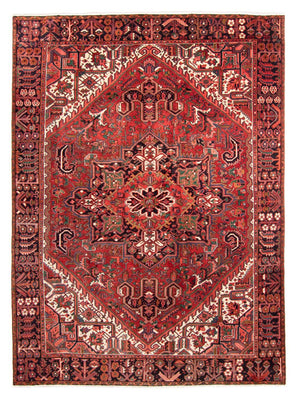 Alfombra persa - Nómada - 343 x 233 cm - rojo oscuro