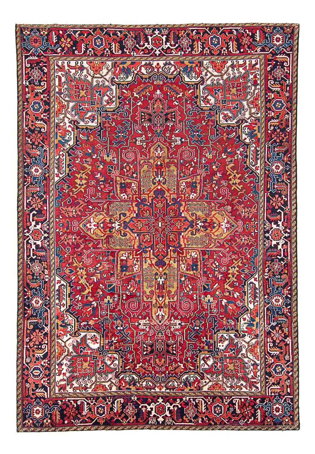 Alfombra persa - Nómada - 335 x 240 cm - rojo