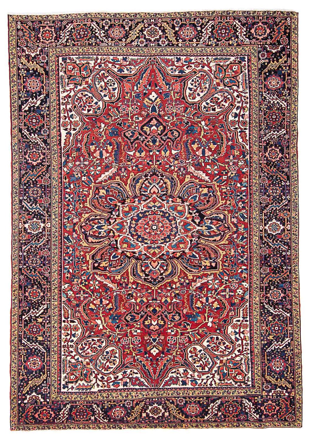 Alfombra persa - Nómada - 376 x 270 cm - rojo