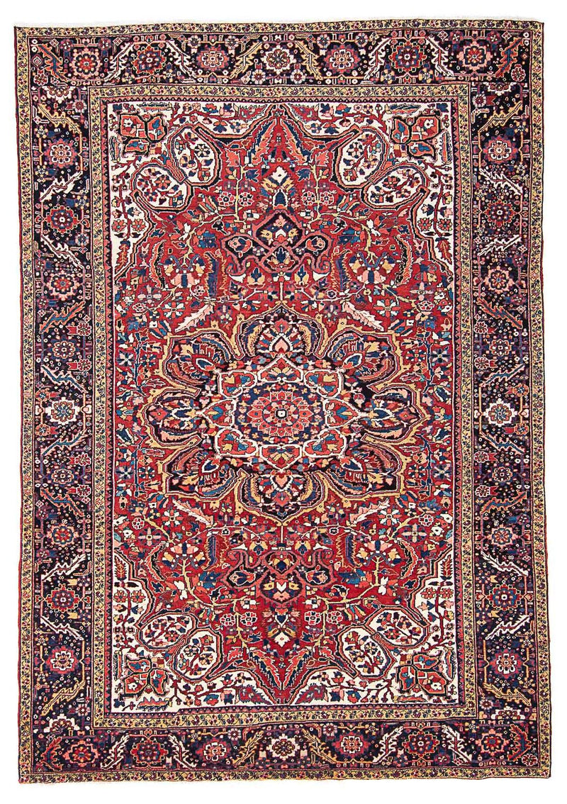 Alfombra persa - Nómada - 376 x 270 cm - rojo