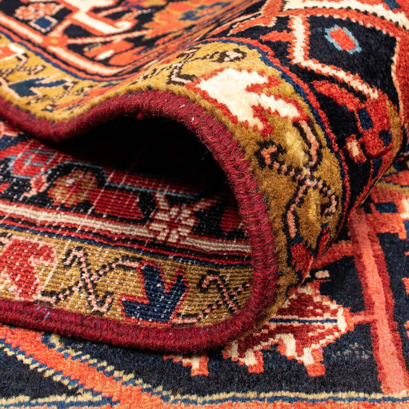 Alfombra persa - Nómada - 380 x 260 cm - rojo oscuro