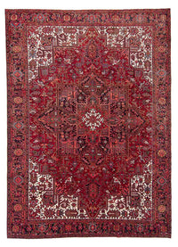 Alfombra persa - Nómada - 346 x 255 cm - rojo oscuro