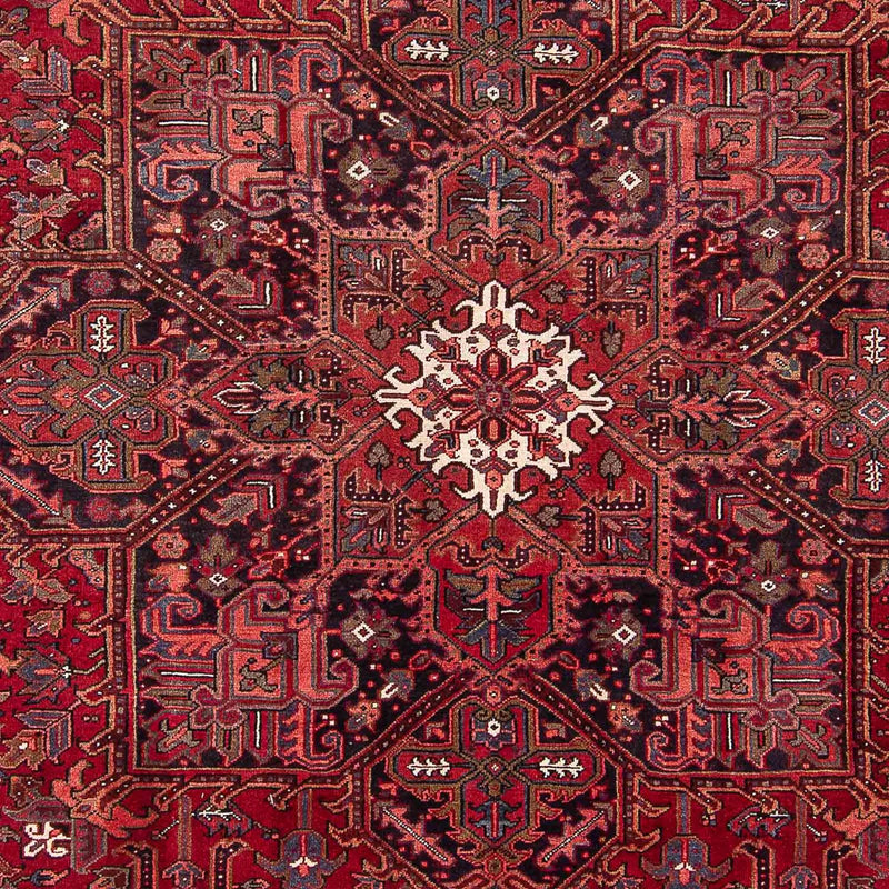 Alfombra persa - Nómada - 346 x 255 cm - rojo oscuro