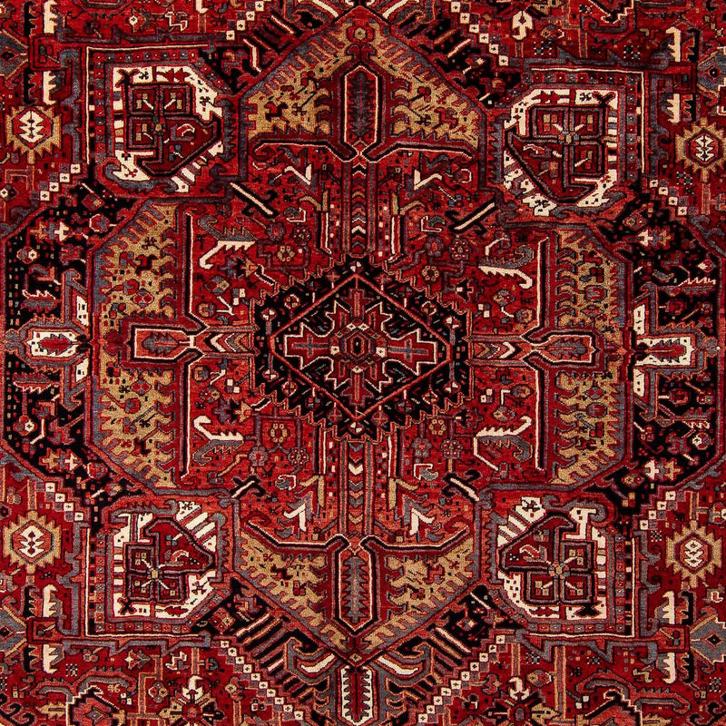 Alfombra persa - Nómada - 410 x 306 cm - rojo oscuro
