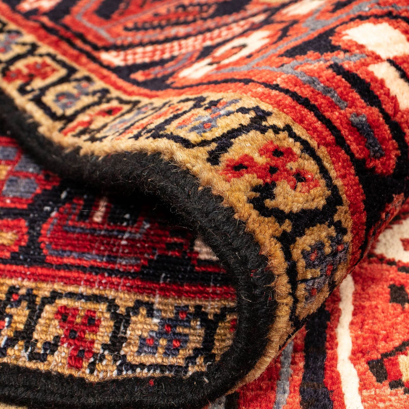 Alfombra persa - Nómada - 410 x 306 cm - rojo oscuro