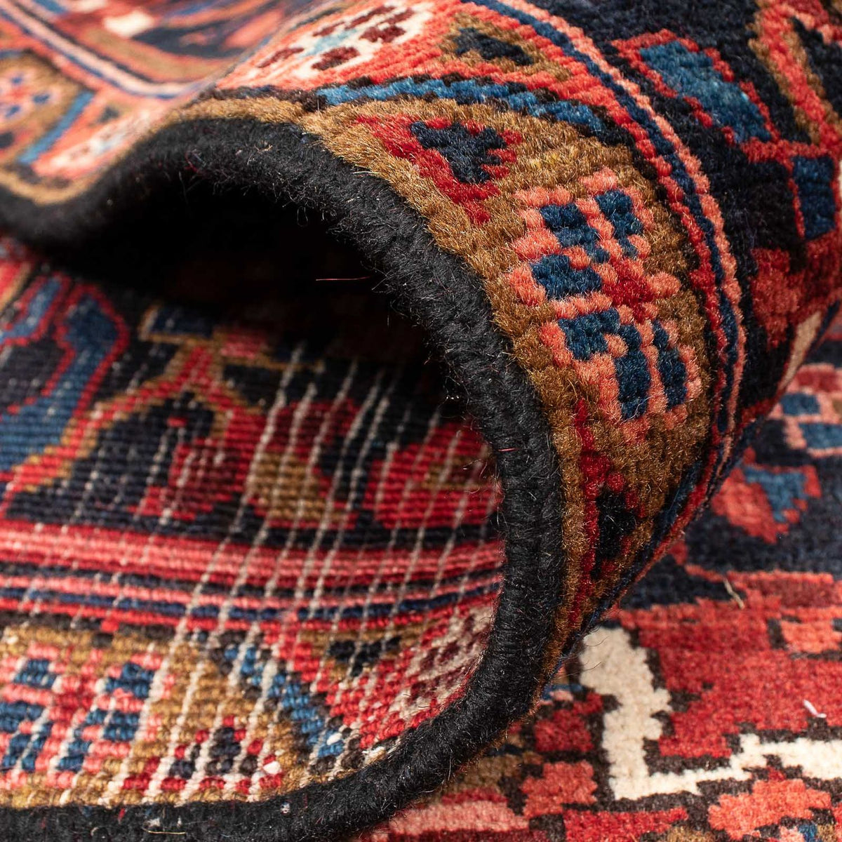 Alfombra persa - Nómada - 349 x 244 cm - rojo oscuro