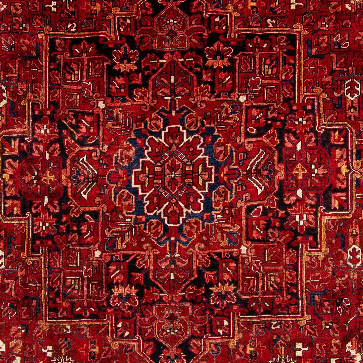 Alfombra persa - Nómada - 391 x 304 cm - rojo oscuro