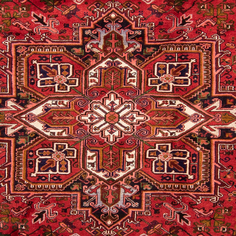 Alfombra persa - Nómada - 348 x 257 cm - rojo oscuro
