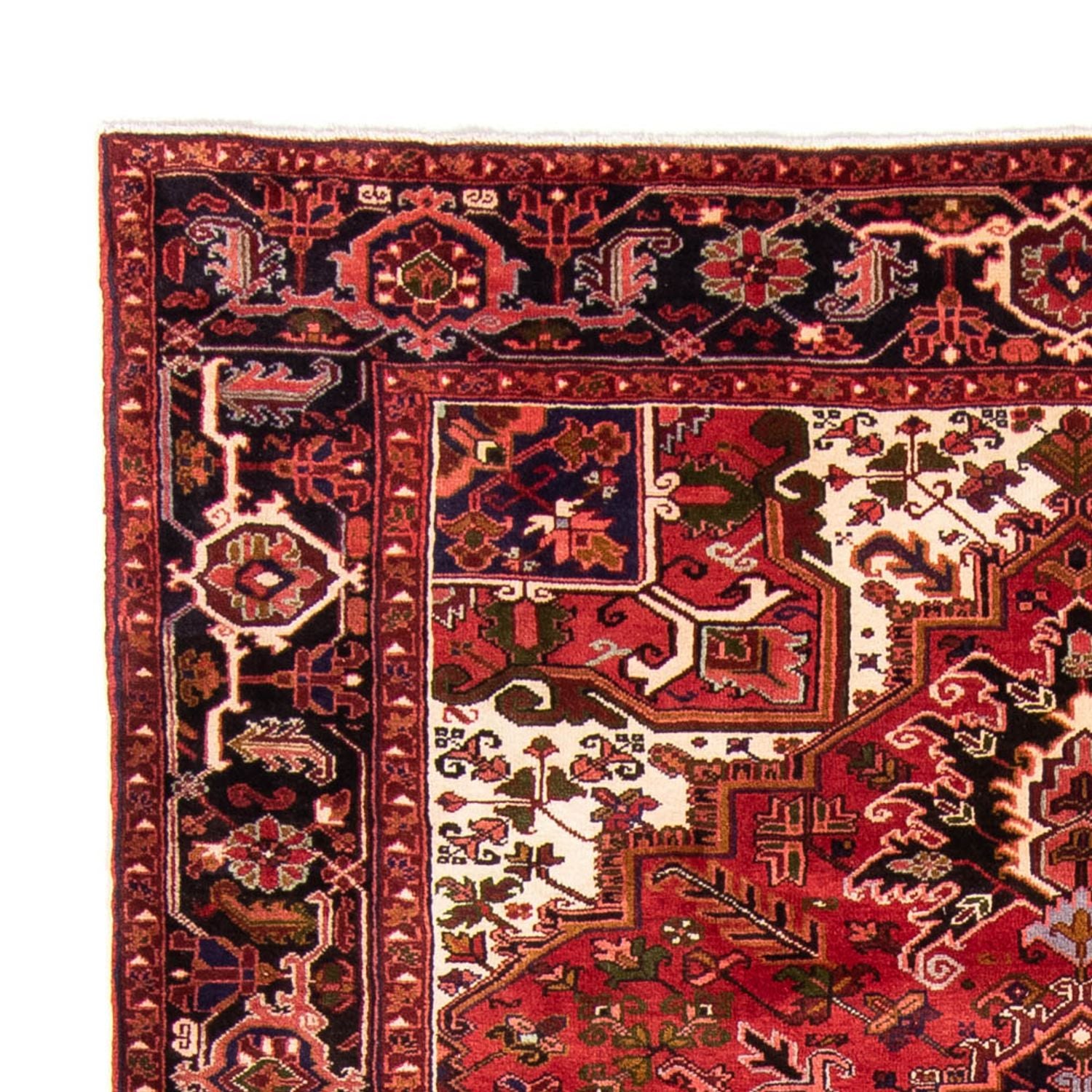 Alfombra persa - Nómada - 348 x 257 cm - rojo oscuro