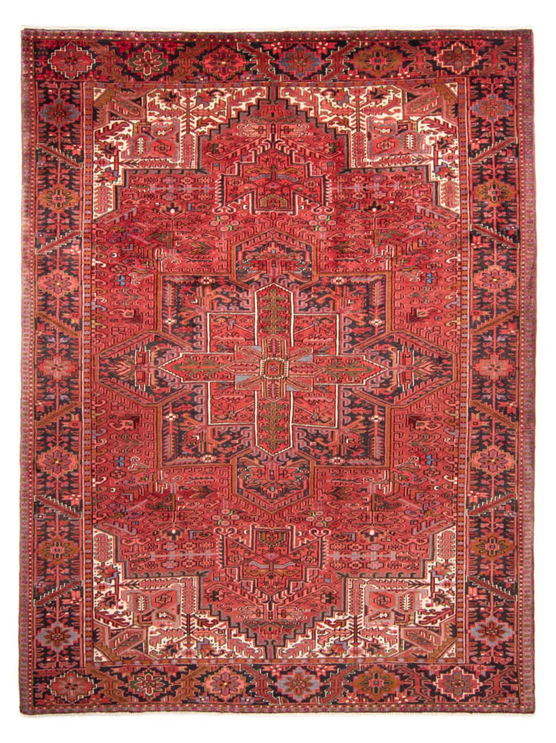 Alfombra persa - Nómada - 345 x 250 cm - rojo oscuro
