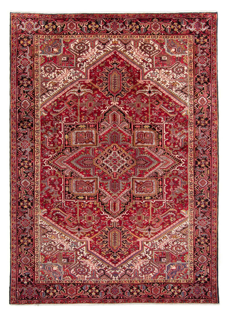 Alfombra persa - Nómada - 345 x 247 cm - rojo oscuro
