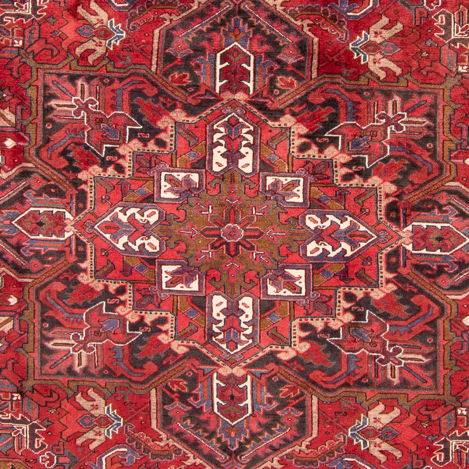 Alfombra persa - Nómada - 326 x 247 cm - rojo oscuro