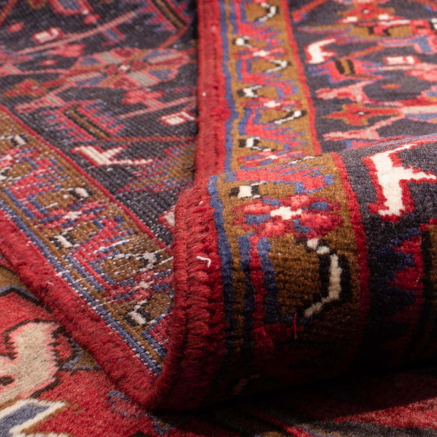 Alfombra persa - Nómada - 326 x 247 cm - rojo oscuro