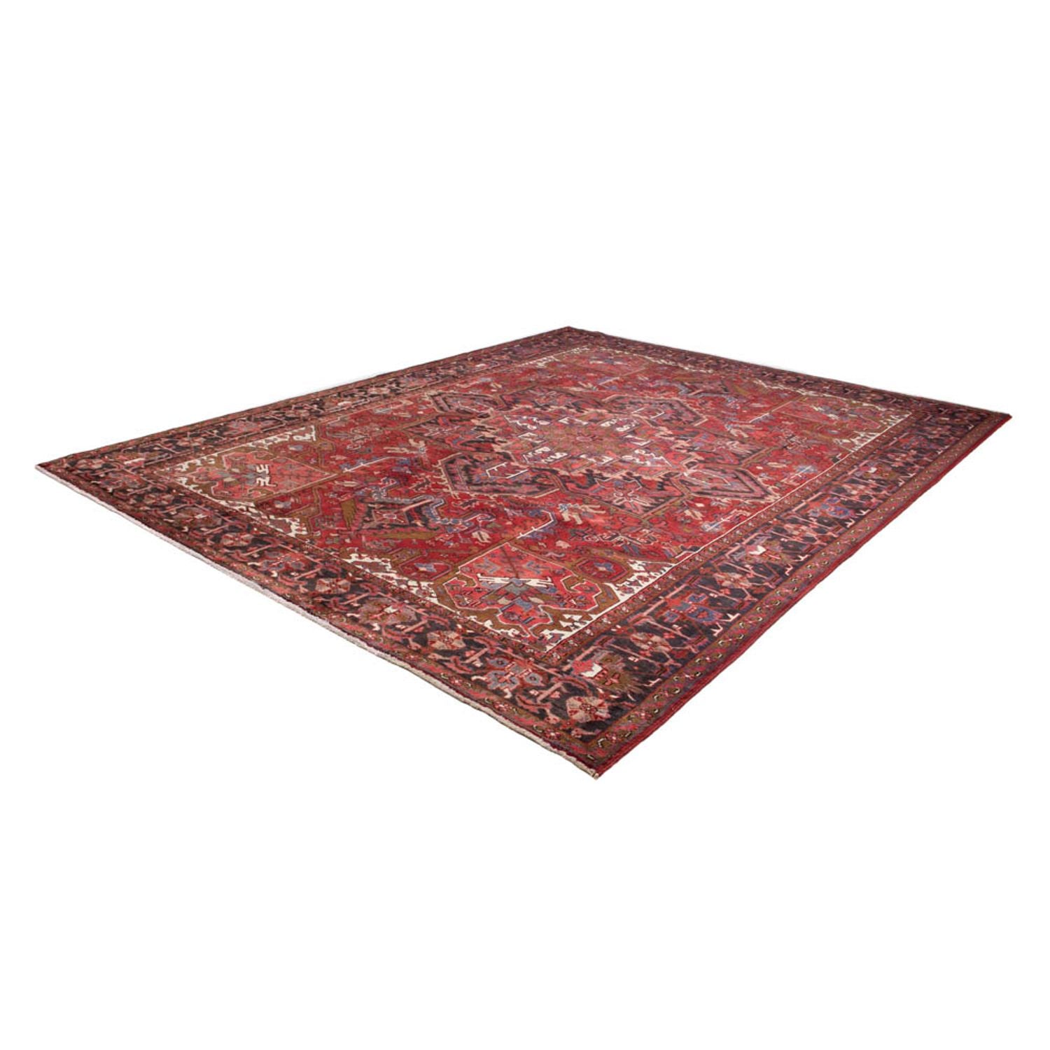 Alfombra persa - Nómada - 326 x 247 cm - rojo oscuro
