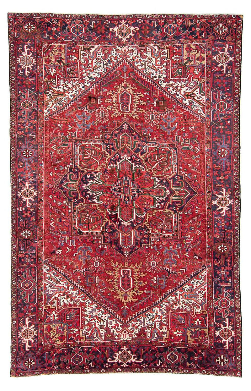 Alfombra persa - Nómada - 357 x 247 cm - rojo claro