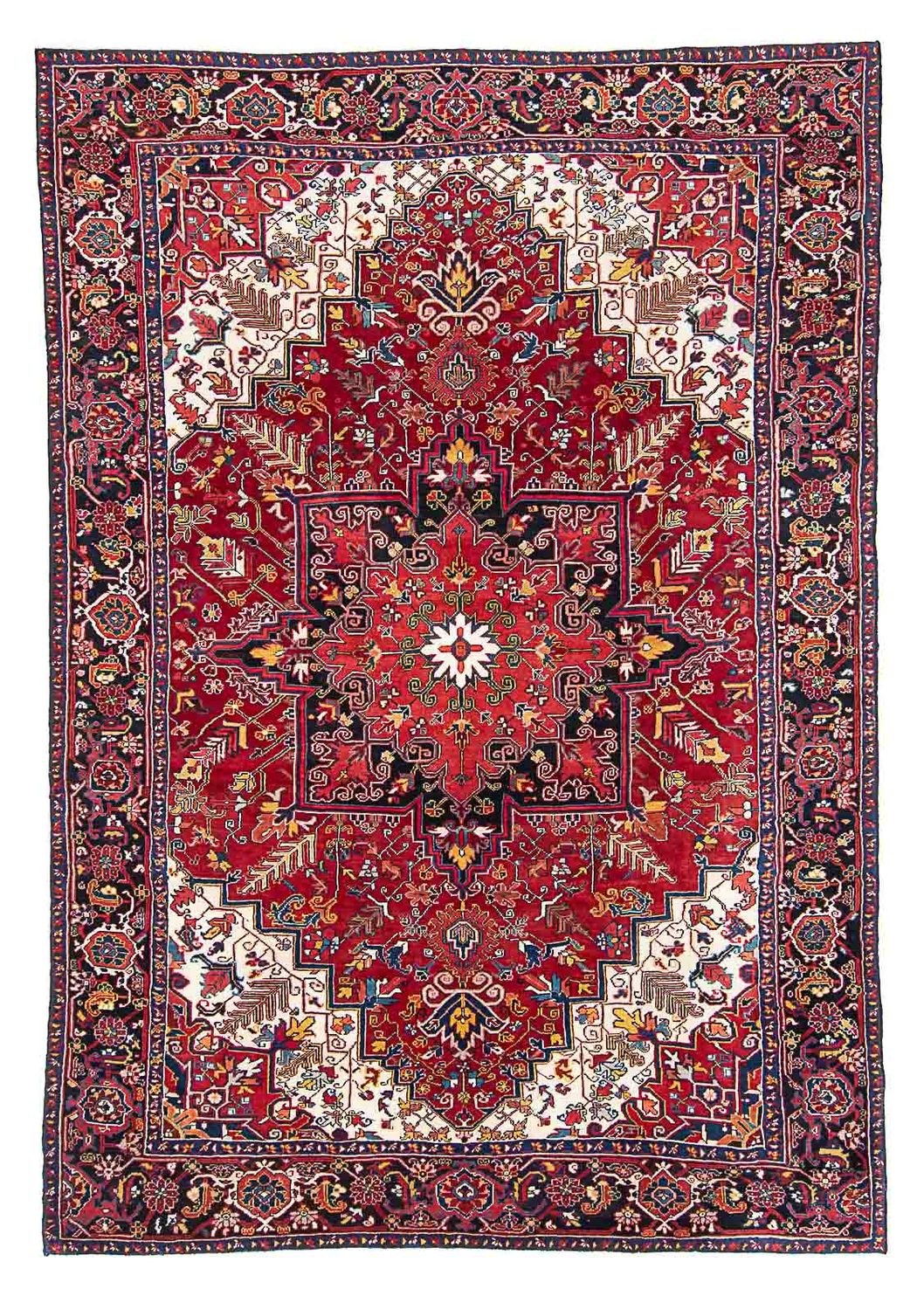 Alfombra persa - Nómada - 323 x 230 cm - rojo claro