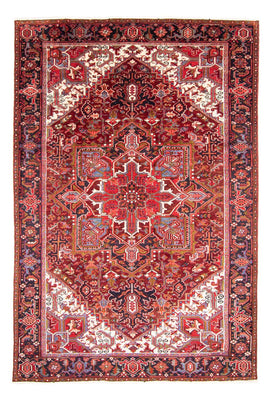 Alfombra persa - Nómada - 348 x 223 cm - rojo oscuro