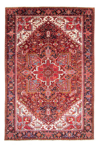 Alfombra persa - Nómada - 348 x 223 cm - rojo oscuro
