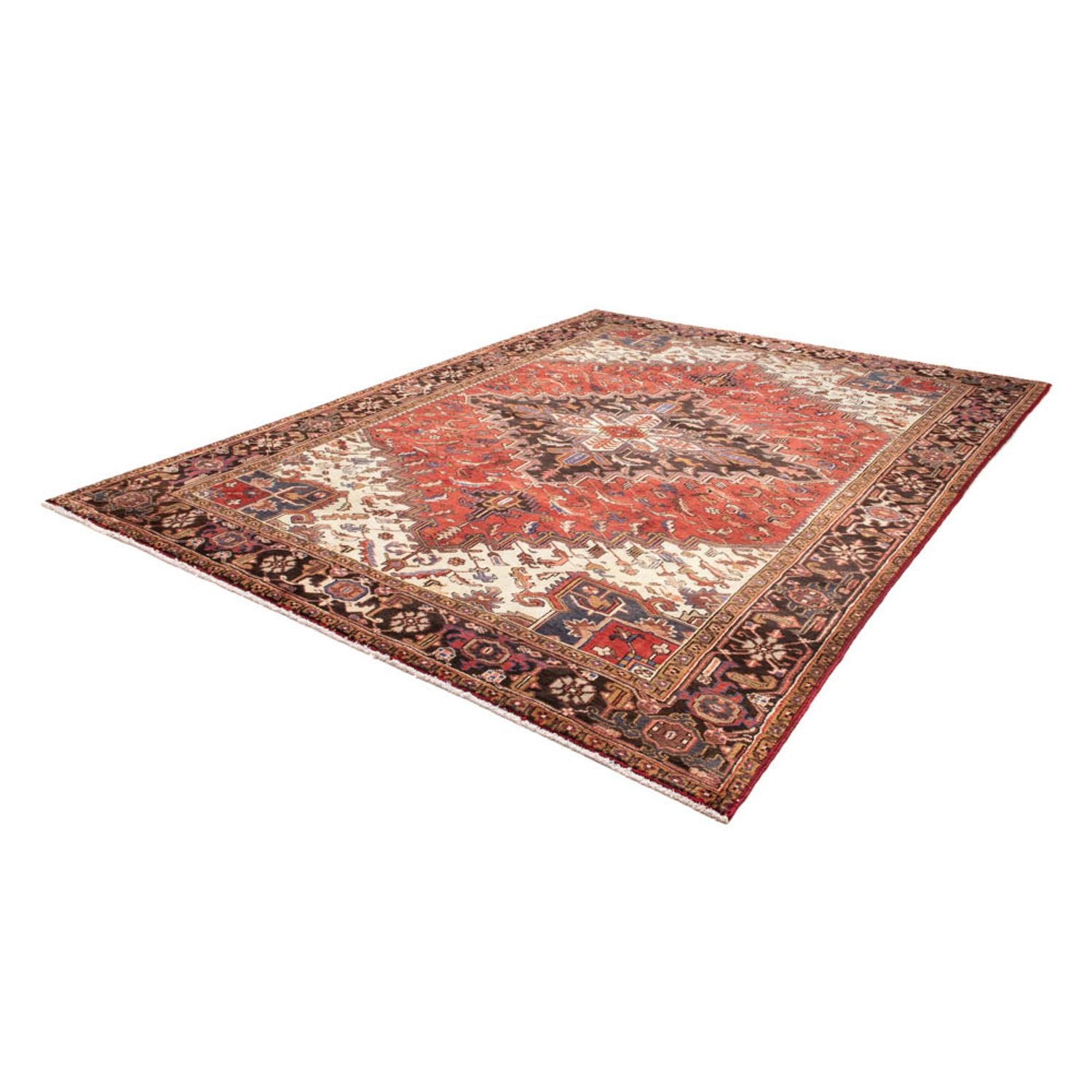 Alfombra persa - Nómada - 331 x 248 cm - rojo oscuro