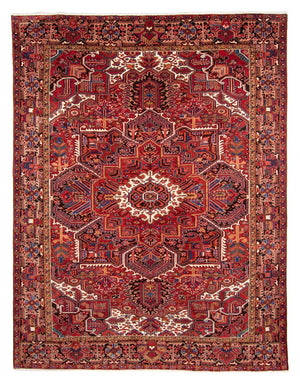 Alfombra persa - Nómada - 330 x 250 cm - rojo oscuro