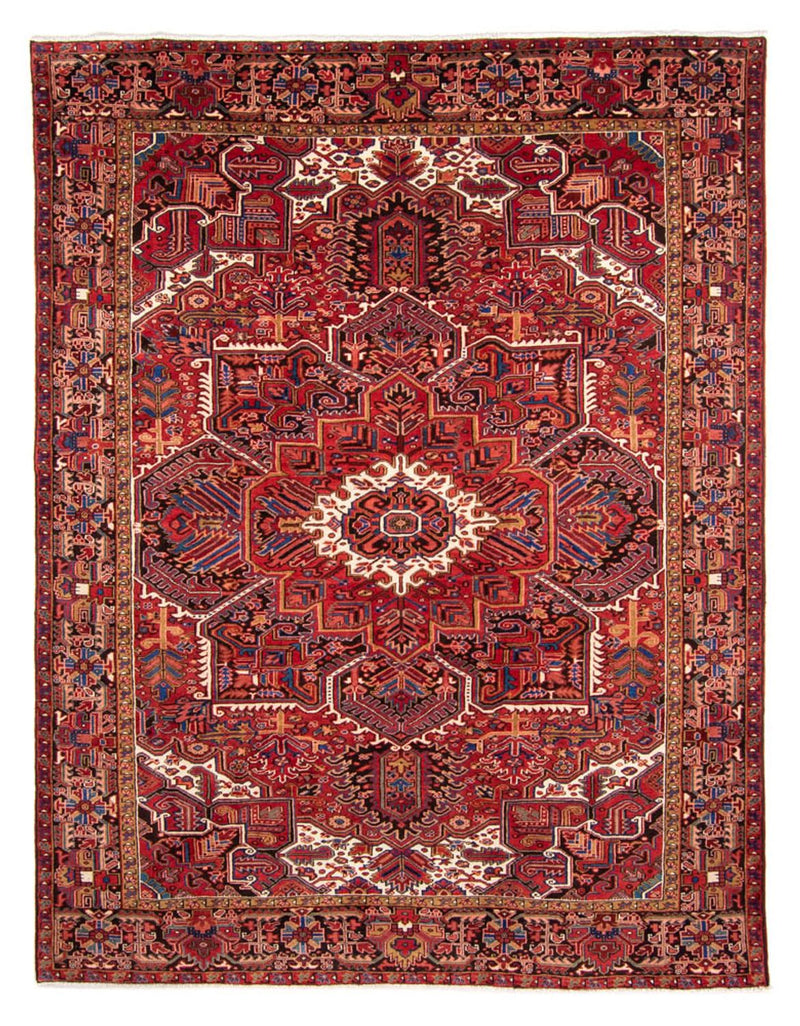 Alfombra persa - Nómada - 330 x 250 cm - rojo oscuro