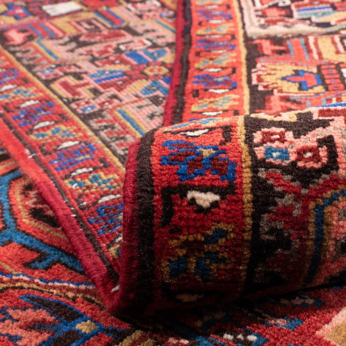 Alfombra persa - Nómada - 330 x 250 cm - rojo oscuro