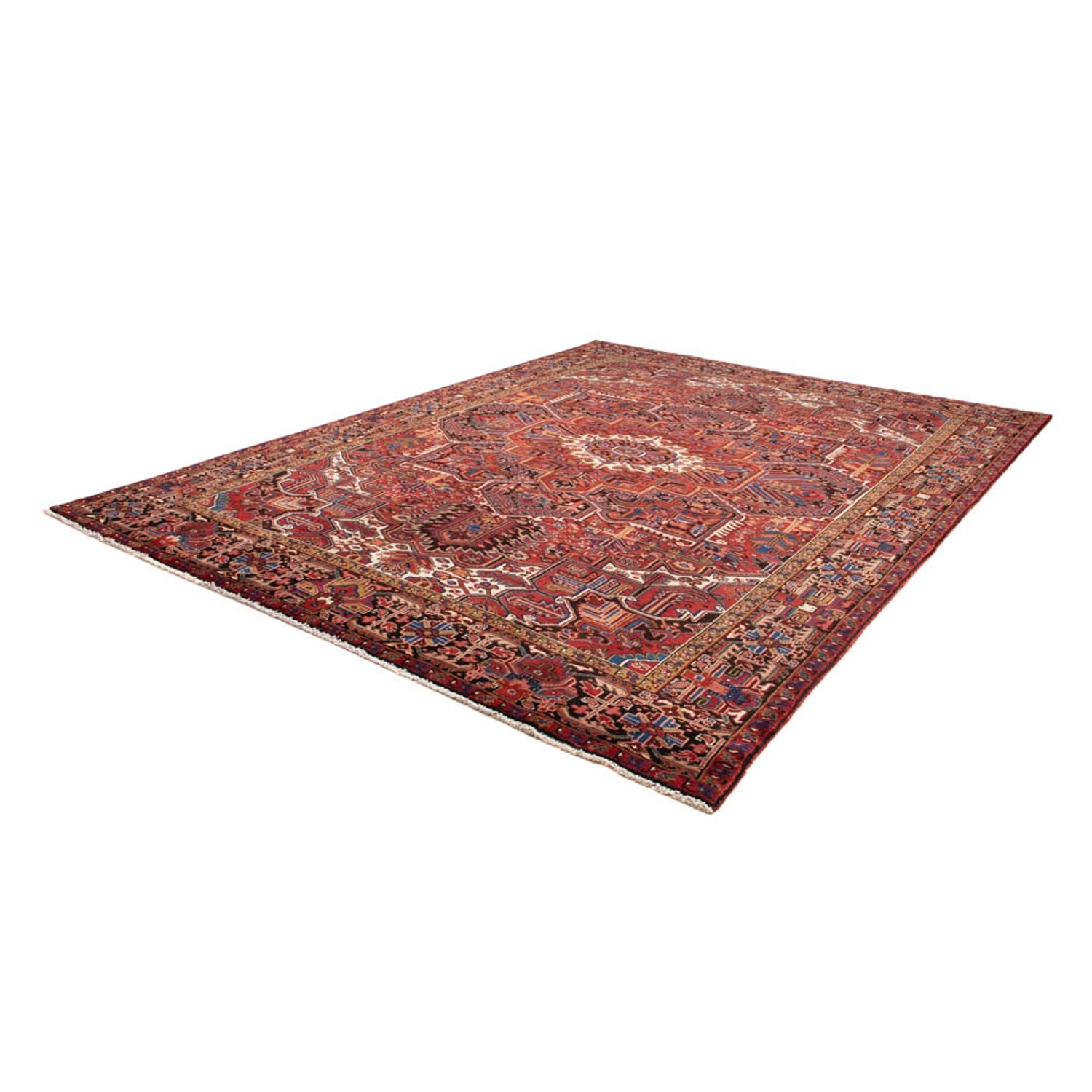 Alfombra persa - Nómada - 330 x 250 cm - rojo oscuro