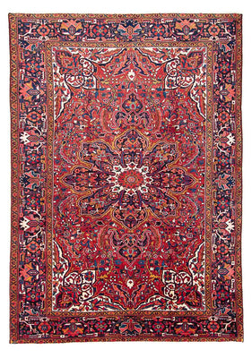 Alfombra persa - Nómada - 355 x 257 cm - rojo claro