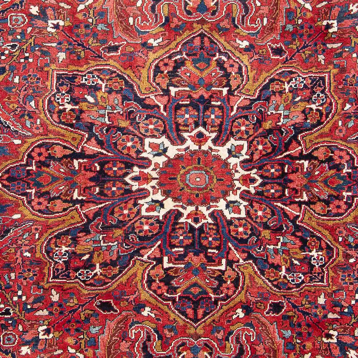Alfombra persa - Nómada - 355 x 257 cm - rojo claro