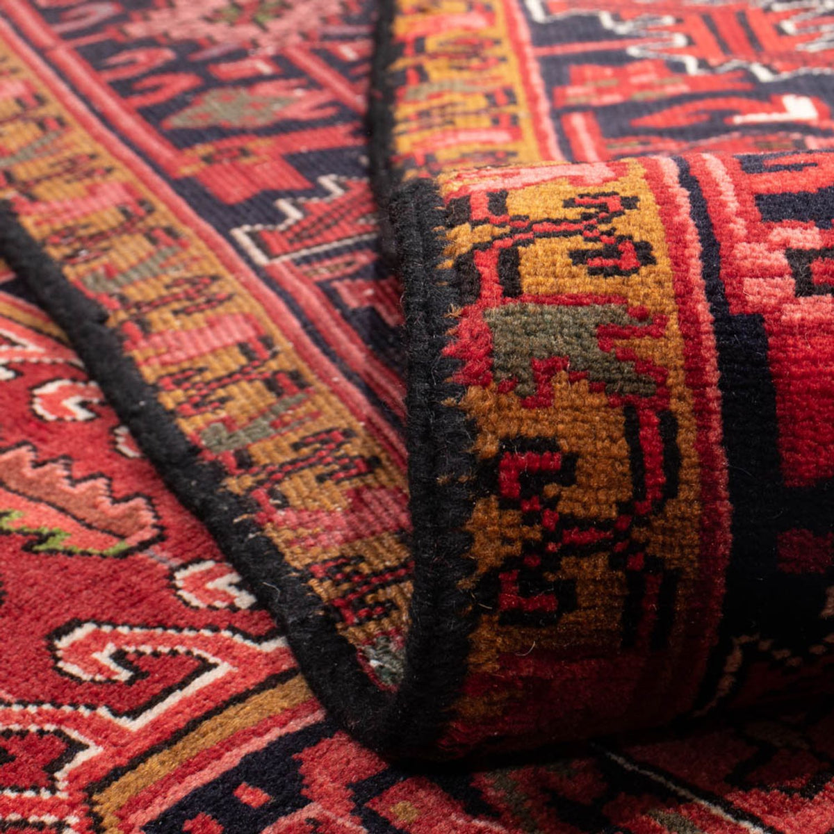 Alfombra persa - Nómada - 338 x 245 cm - rojo oscuro