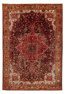Alfombra persa - Nómada - 388 x 282 cm - rojo oscuro