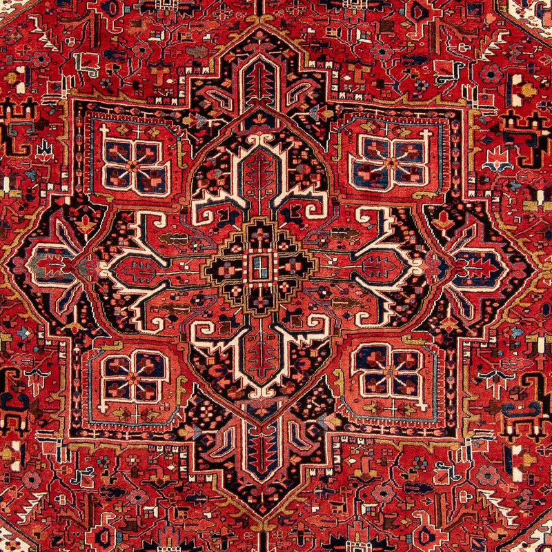 Alfombra persa - Nómada - 382 x 286 cm - rojo oscuro