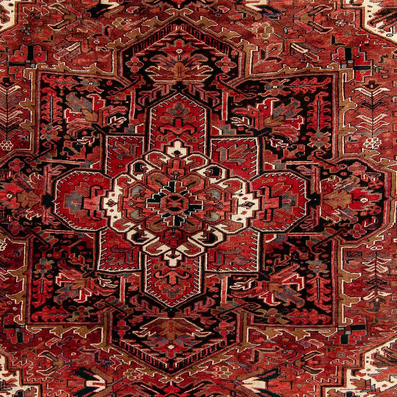 Alfombra persa - Nómada - 390 x 295 cm - rojo oscuro