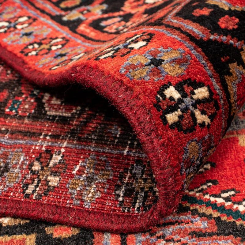 Alfombra persa - Nómada - 390 x 295 cm - rojo oscuro