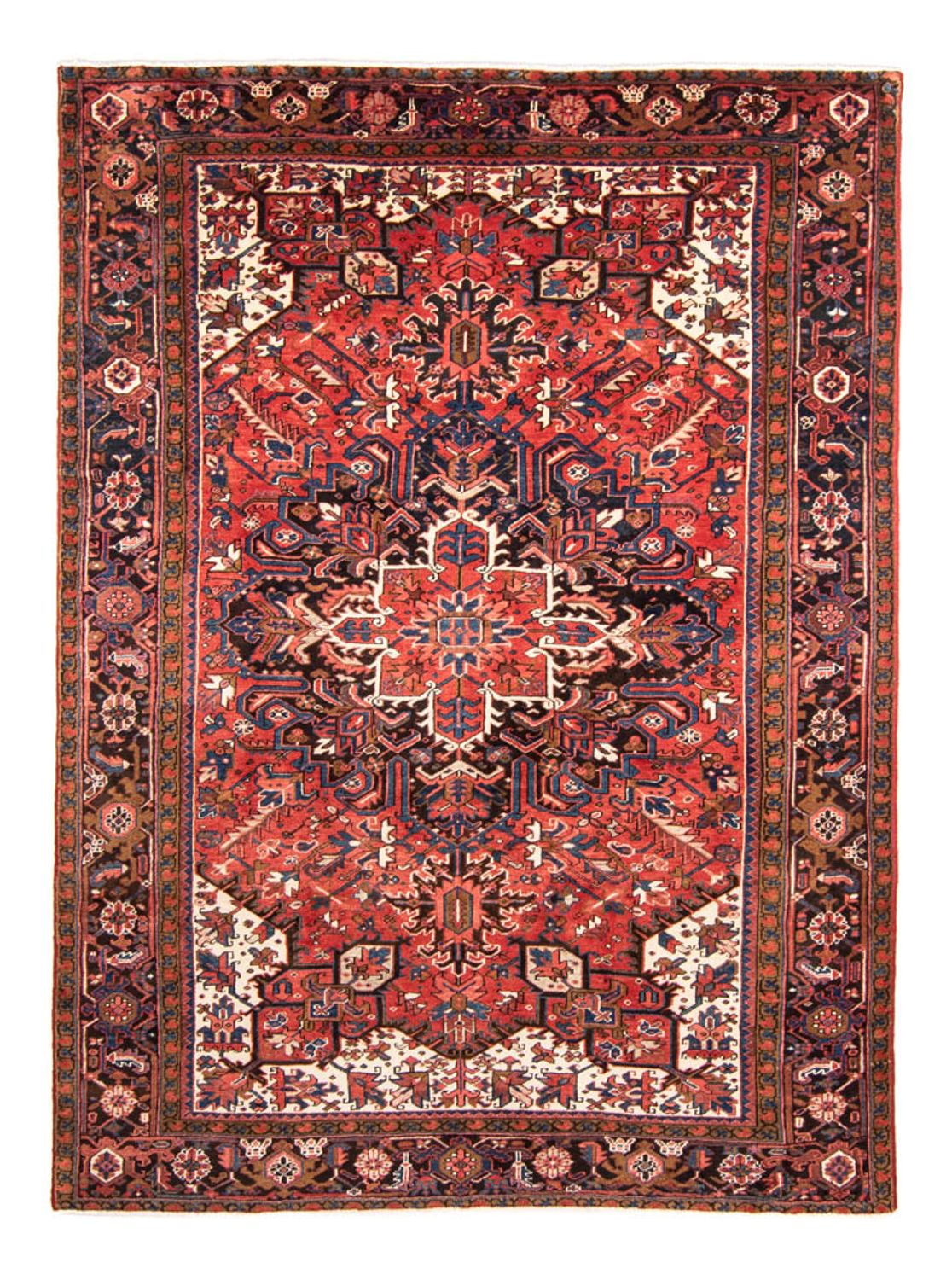 Alfombra persa - Nómada - 330 x 229 cm - rojo oscuro