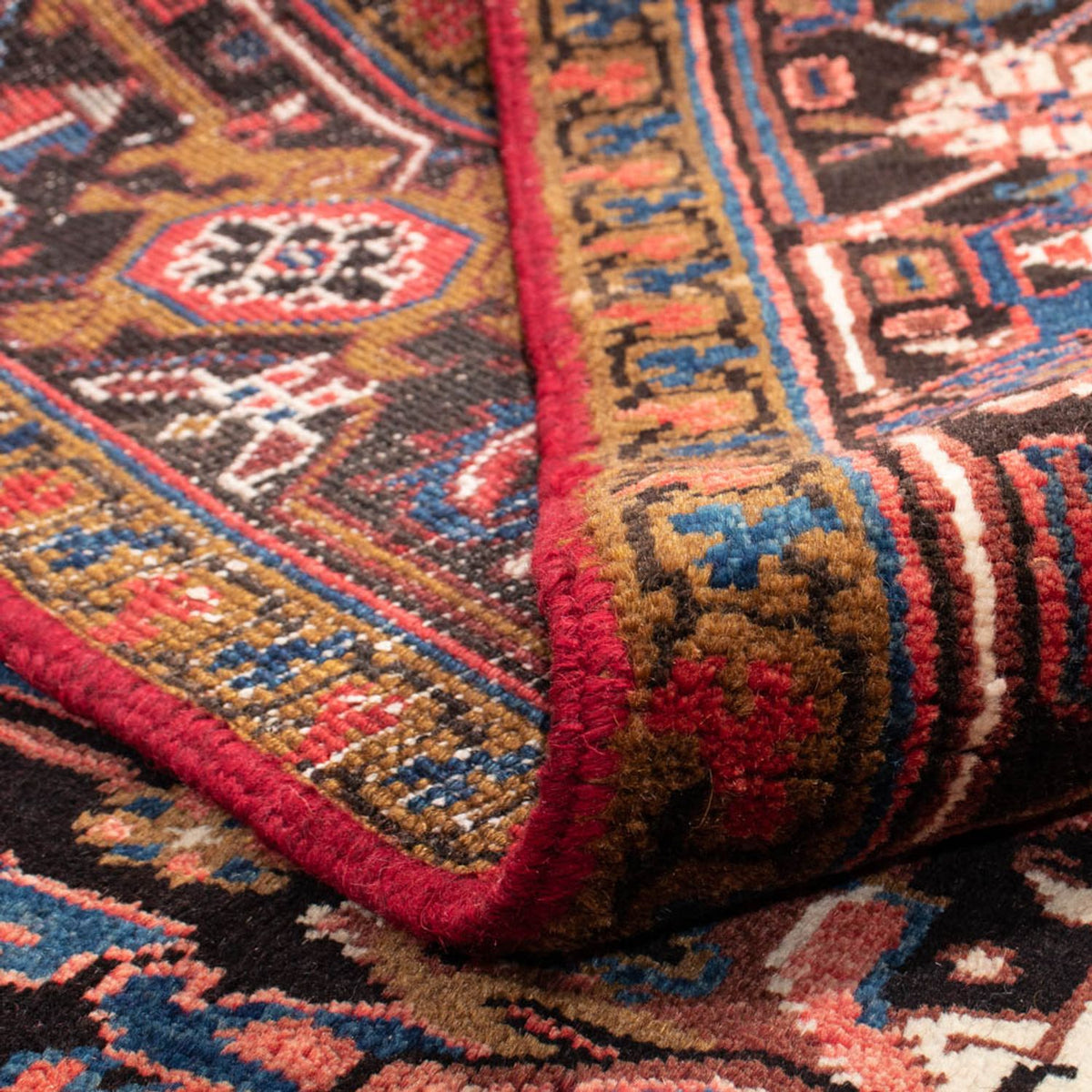 Alfombra persa - Nómada - 330 x 229 cm - rojo oscuro