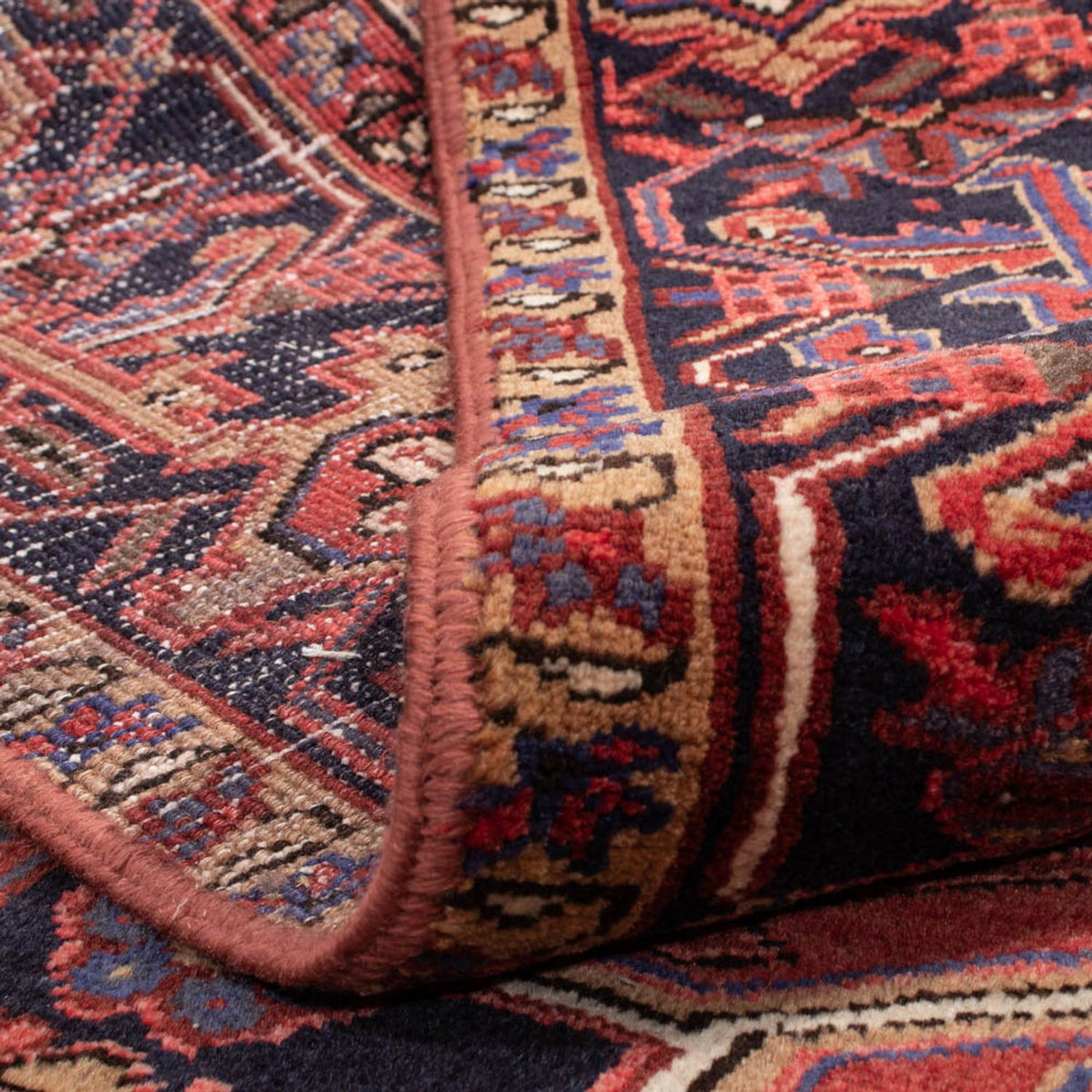 Alfombra persa - Nómada - 335 x 246 cm - rojo oscuro